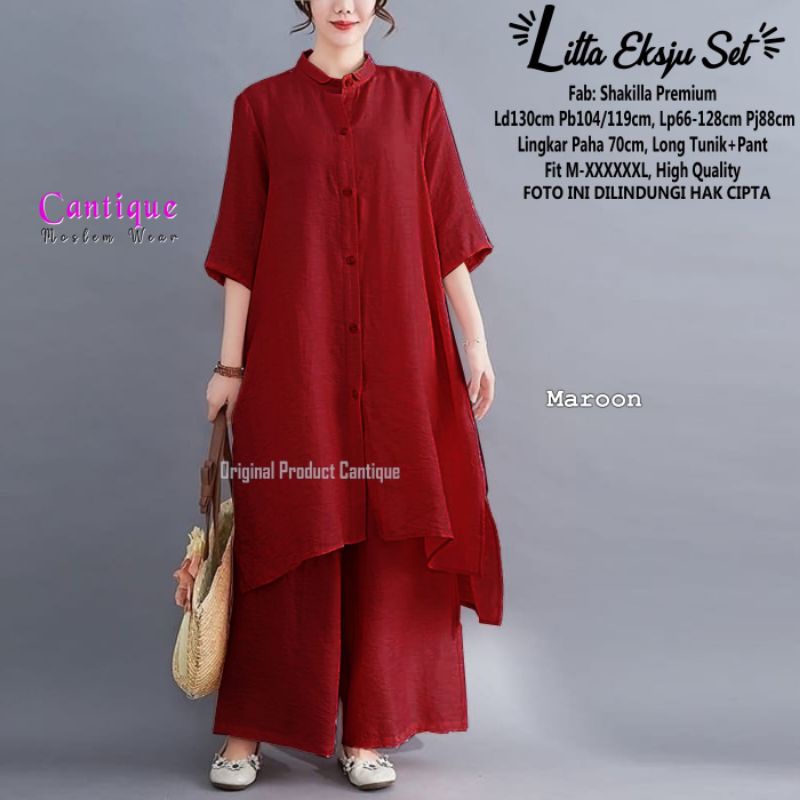 LITTA EKSJU SET WANITA BY CANTIQUE