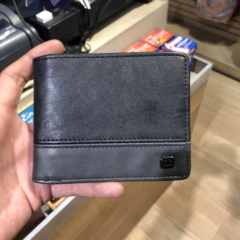 DOMPET PRIA BILLABONG ORIGINAL DIMENSION BLAK GREY NEW