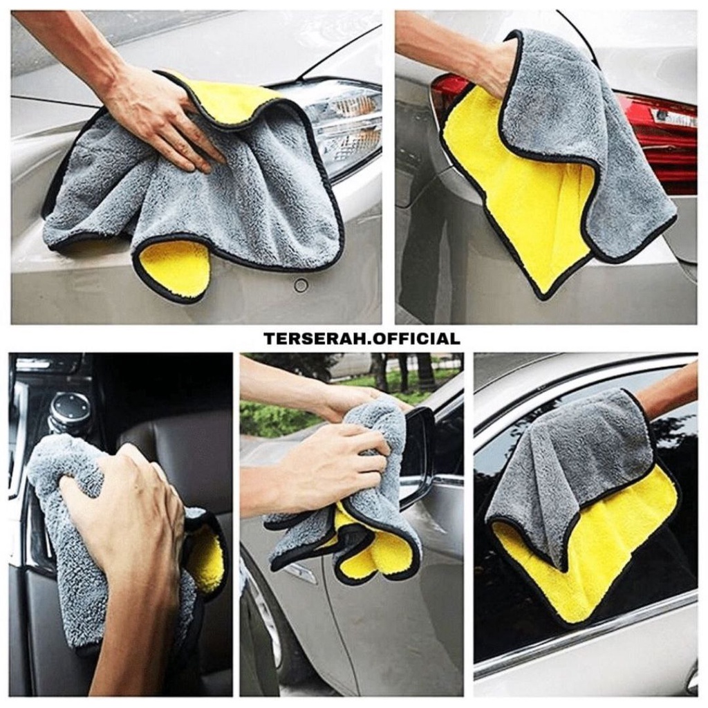 Lap Microfiber - Handuk Microfiber - Lap Kaca Mobil, Meja, Dll