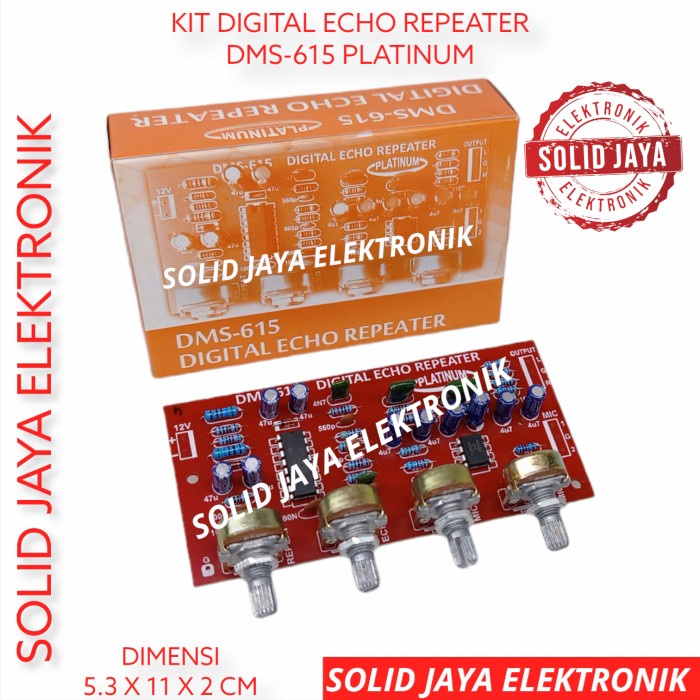 Soundsystem Kit Digital Echo Repeater Mic Karaoke Dms615 Dms 615 Platinum
