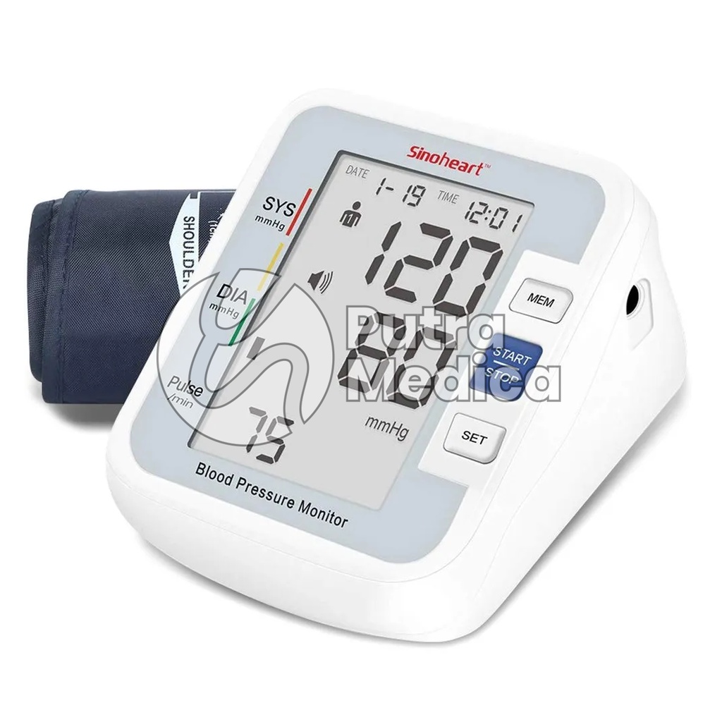 Sinoheart Tensimeter Digital BA-801 / Tensi Lengan Elektronik / Alat Ukur Tekanan Darah / Automatic Blood Pressure Monitor