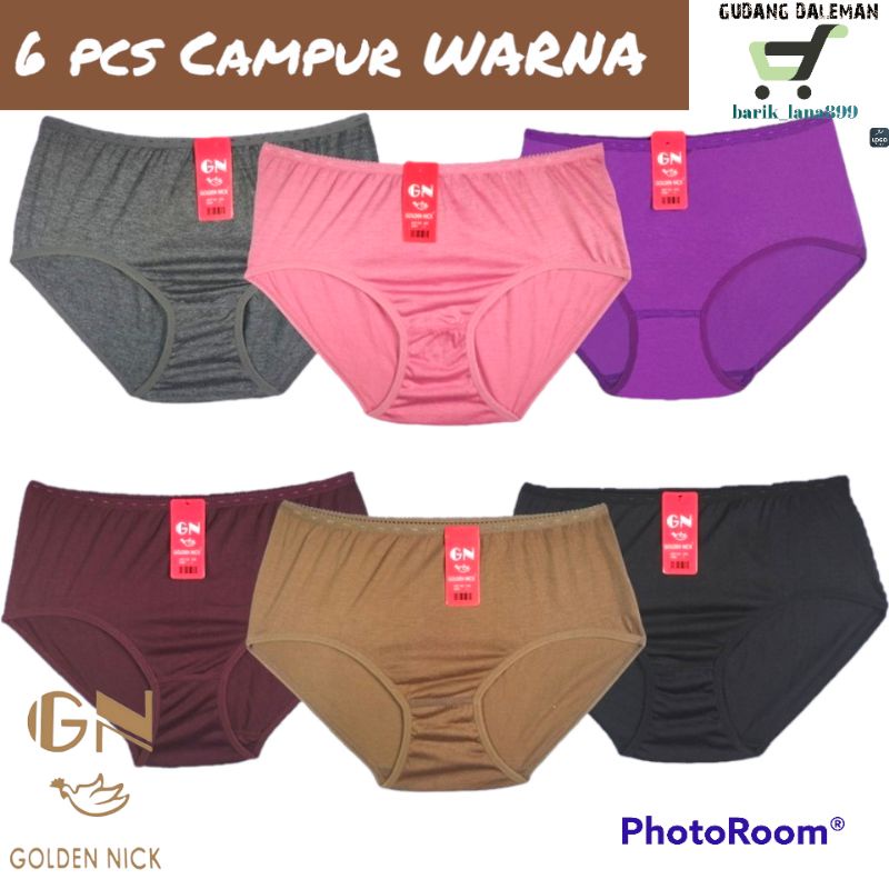 Celana Dalam Wanita CD Golden Nick SET 6pcs-12pcs 937-939-931 CD BEST SELLER -Pakaian Dalam