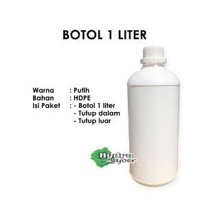 Botol Plastik HDPE 1000 ml atau1 Liter