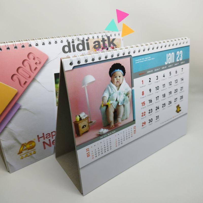 

Kalender Meja Standar 2023 AO 912 Tema Buah Hati