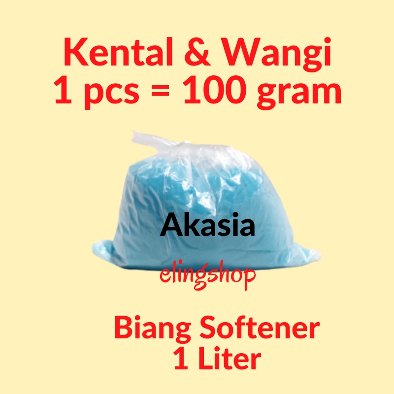 Biang Softener Laundry Pewangi Pelembut Pakaian Wangi Tahan Lama Akasia 1 Liter