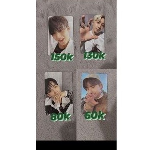 mingyu wonwoo jeonghan jun seventeen be the sun photocard shadow ver