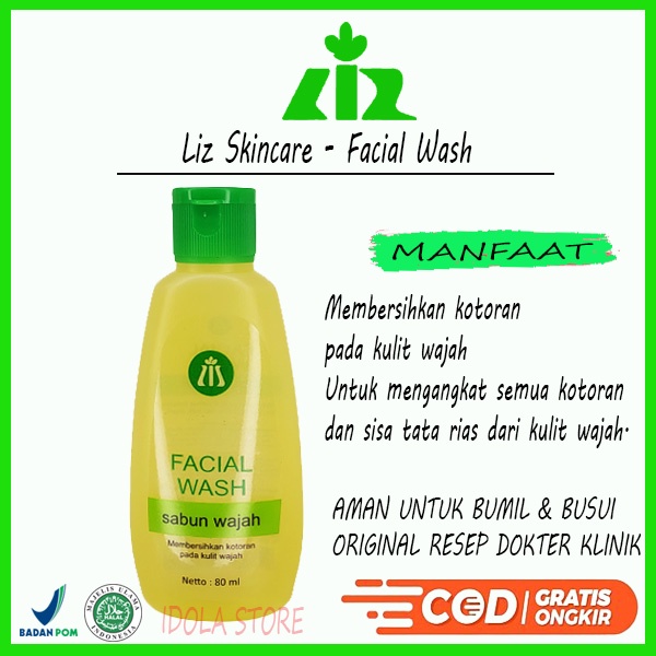 Liz Skincare Facial Wash ( Sabun Cuci Wajah )