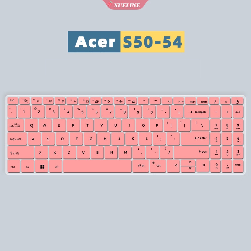 Film Pelindung keyboard laptop 15.6 inch Bahan Silikon Lembut ultra Tipis Untuk Acer N20C5-AV15 Fun S50-54