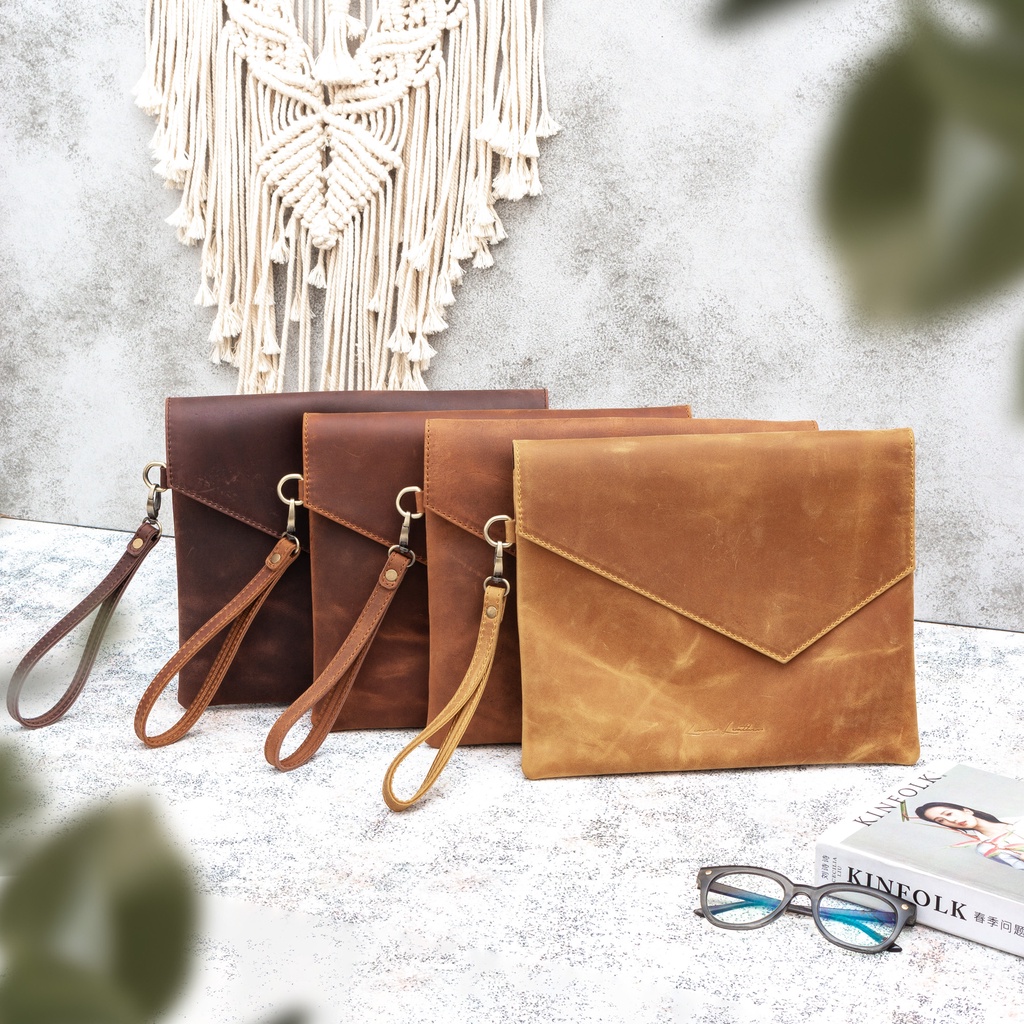 Clutch Kulit Asli Unisex -  DENNIS - Kenes Leather