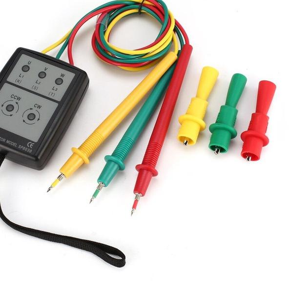 Digital 3 Three Phase Indicator Rotation Sequence Meter Tester SP8030