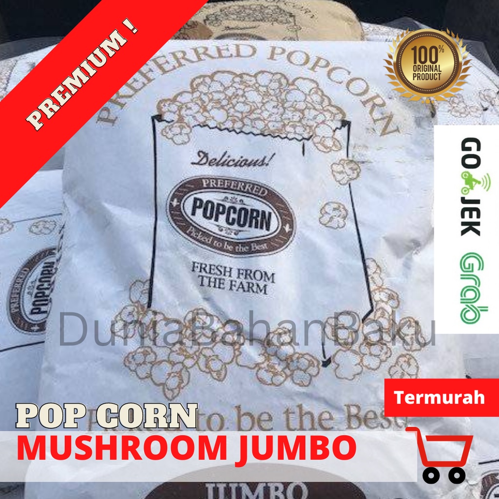 Jagung popcorn Jumbo Mushroom PREFERRED POP CORN | ASLI 100%