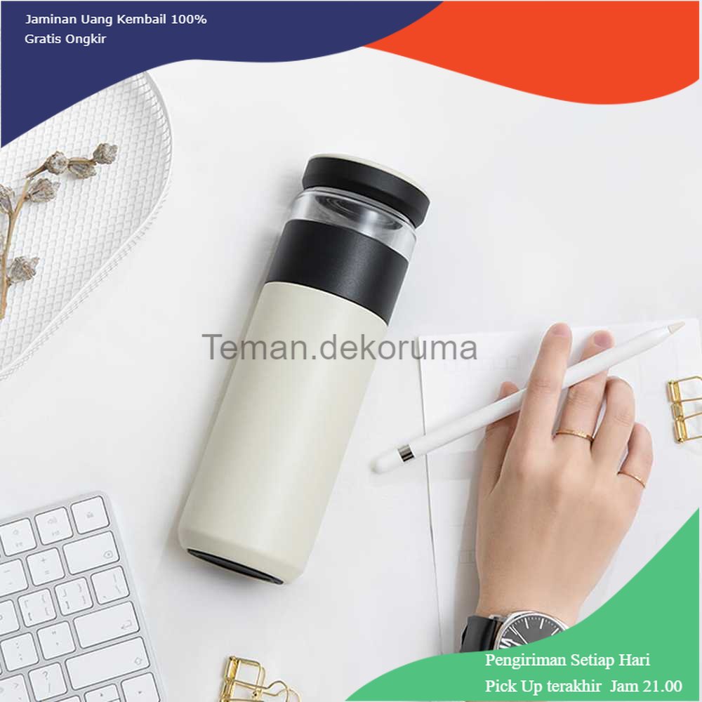 TD - PR Funjia Home Botol Minum Thermos Penyaring Teh Tea Infuser 520ml