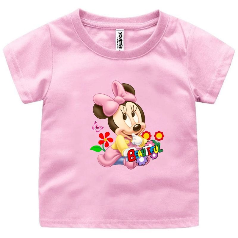 BAJU KAOS ANAK 1-12TAHUN CEWEK/COWOK MINI MOUSE