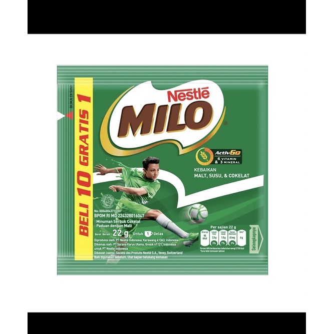 

Milo Activ-GO 22gr (Rencengan) Beli 10+1