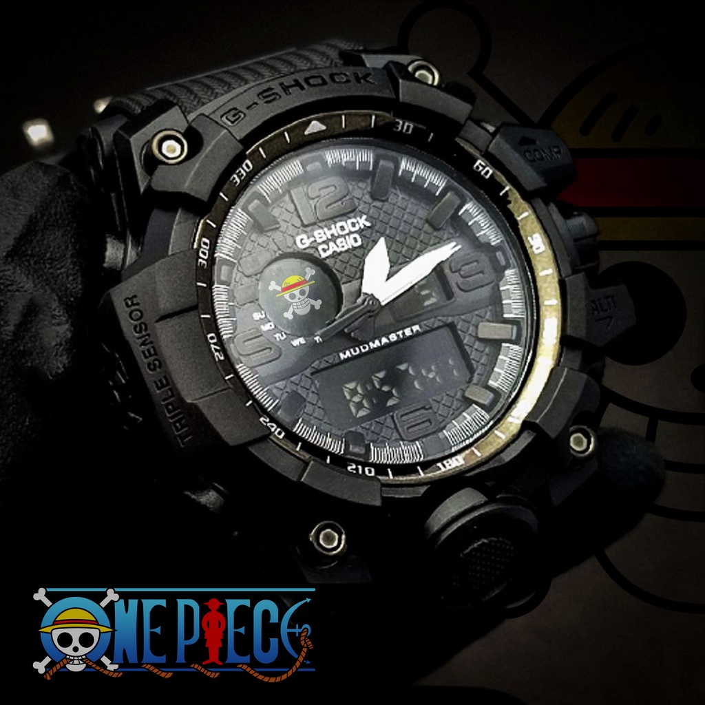 G SHOCK FULL BLACK GWG X ONE PIECE