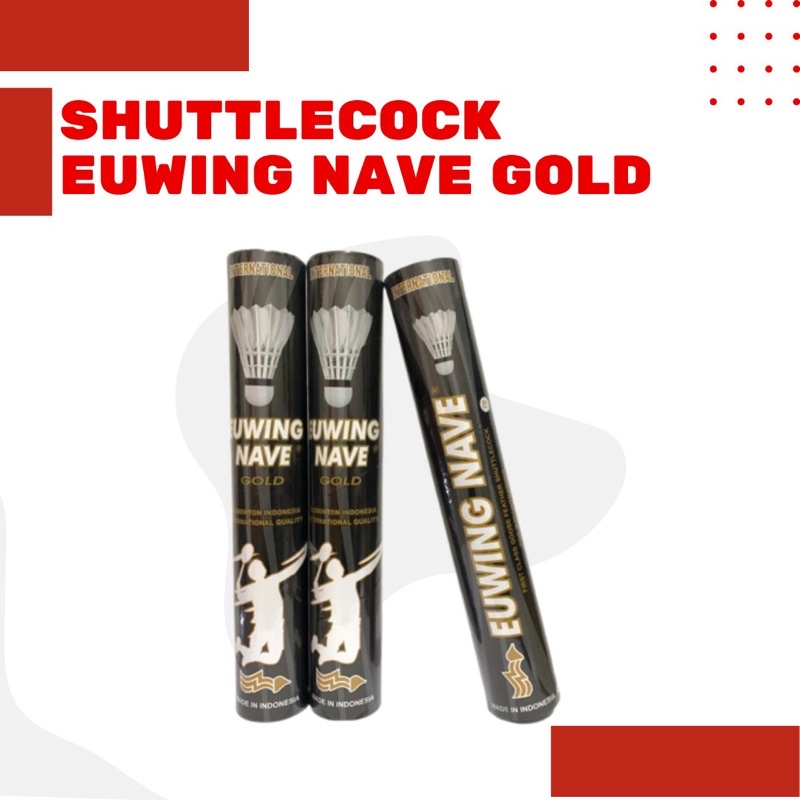 SHUTTLECOCK EUWING NAVE GOLD COCK BADMINTON EUWING NAVE BOLA BADMINTON