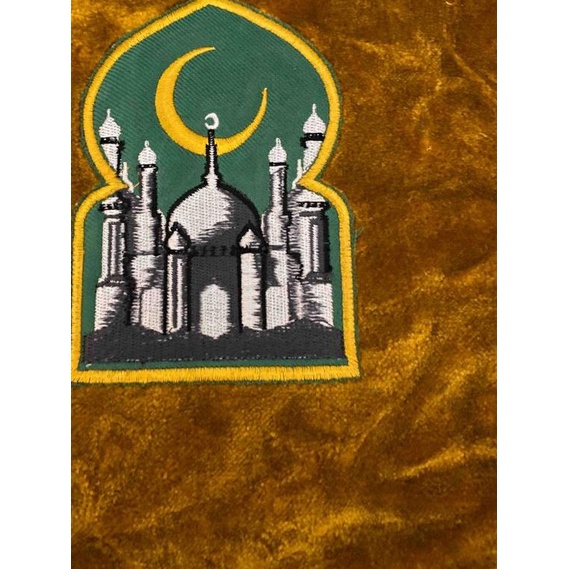 Sajadah Kecil Untuk Kepala Sujud Travel Sejadah Tebal - Yellow