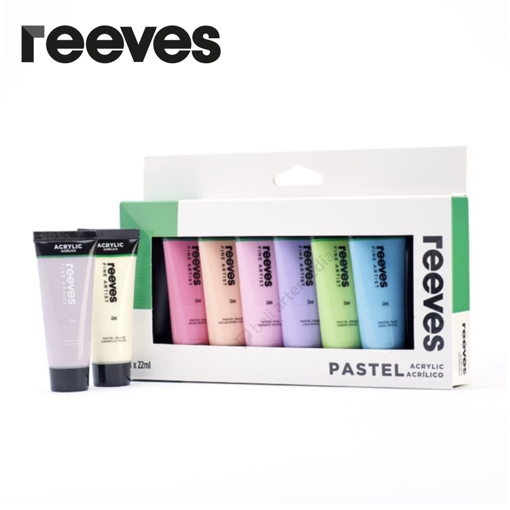 

Reeves Acrylic Paint Set - 8 x 22ml Pastel Colours