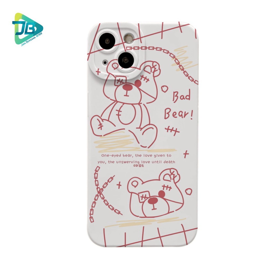 CUSTOM CASE SOFTCASE SILIKON PROCAMERA BAD BEAR CUSTOM OPPO REALME VIVO XIAOMI SAMSUNG INFINIX IPHONE FOR ALL TYPE JB6187