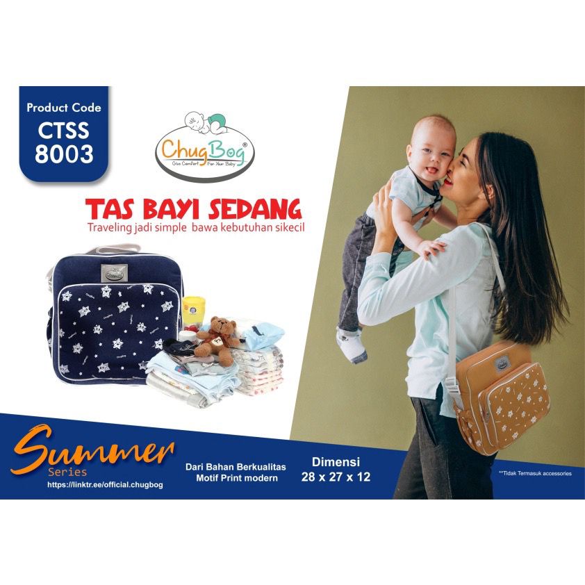 CHUGBOG TAS BAYI SEDANG SUMMER SERIES STSS8003 / TAS PERLENGKAPAN BAYI