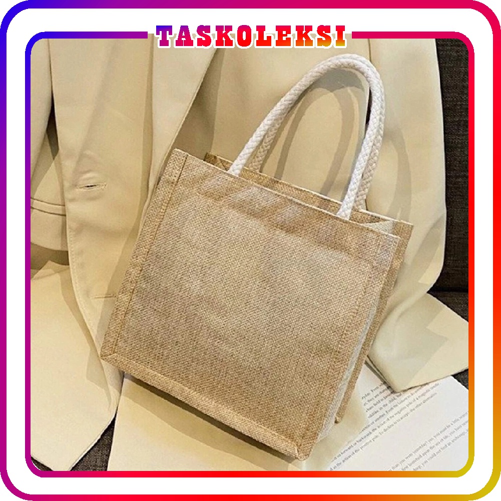 ☛TK☚ Tote Bag Tas Karung Goni/Tas Goni/Artistic Kanvas Hand Bag Muji Premium Quality W181