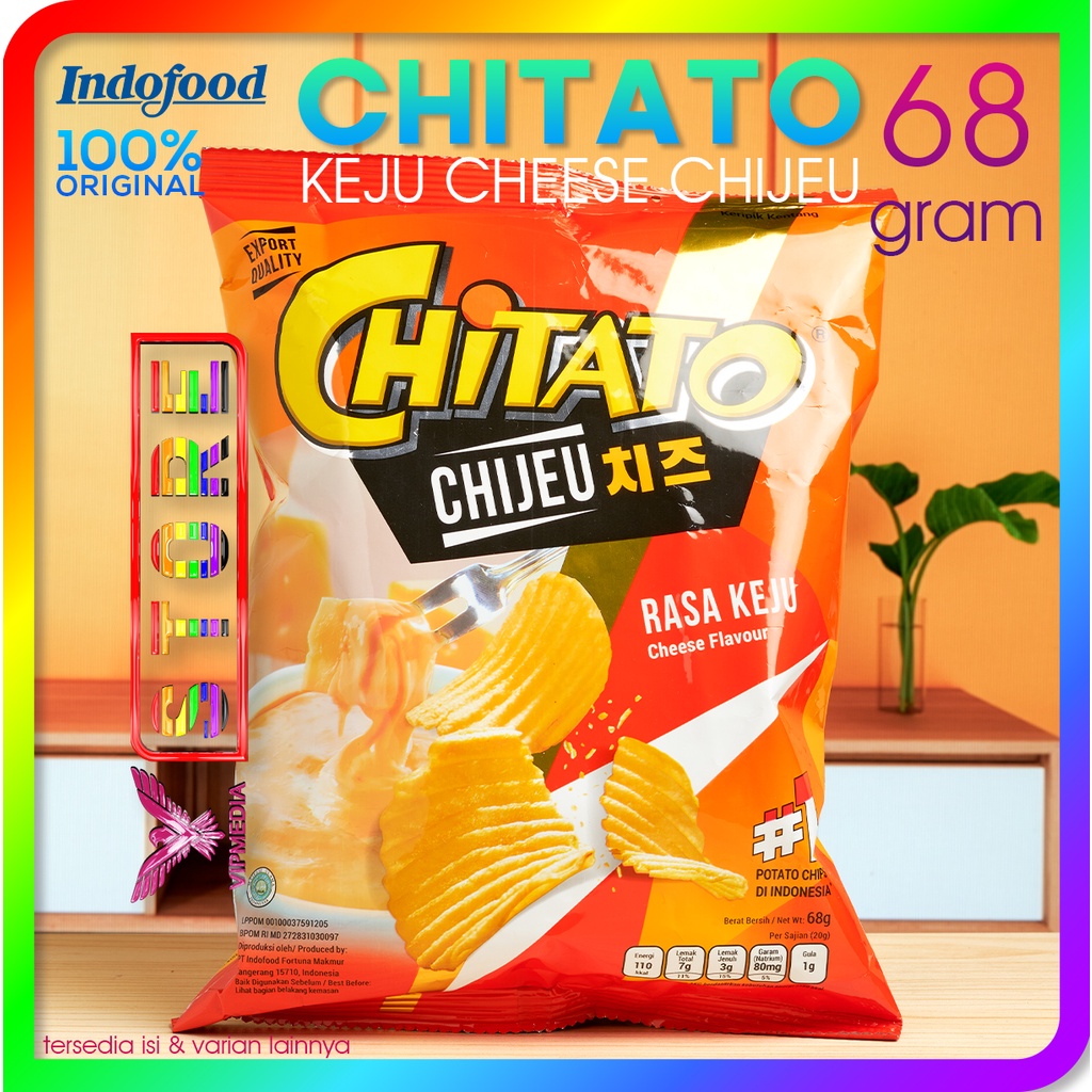 

CHITATO Rasa KEJU CHEESE CHIJEU