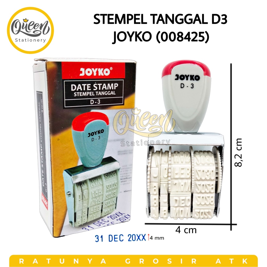 

1 PCS STEMPEL TANGGAL D3 JOYKO (008425) - DATE STAMP