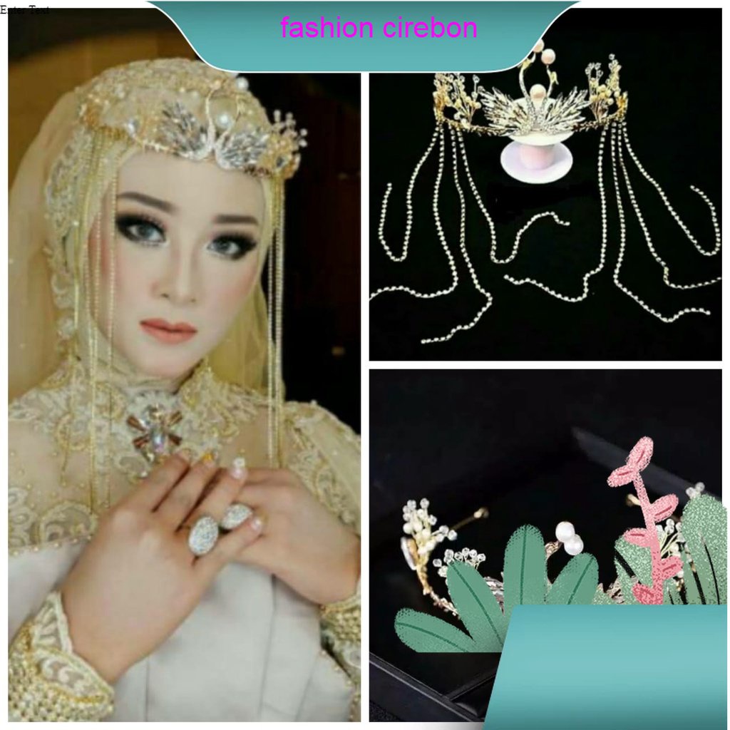Aksessoris Angsa Jurai - Mahkota Bentuk Angsa - Wedding Crown - Mahkota Pengantin Bridesmaid