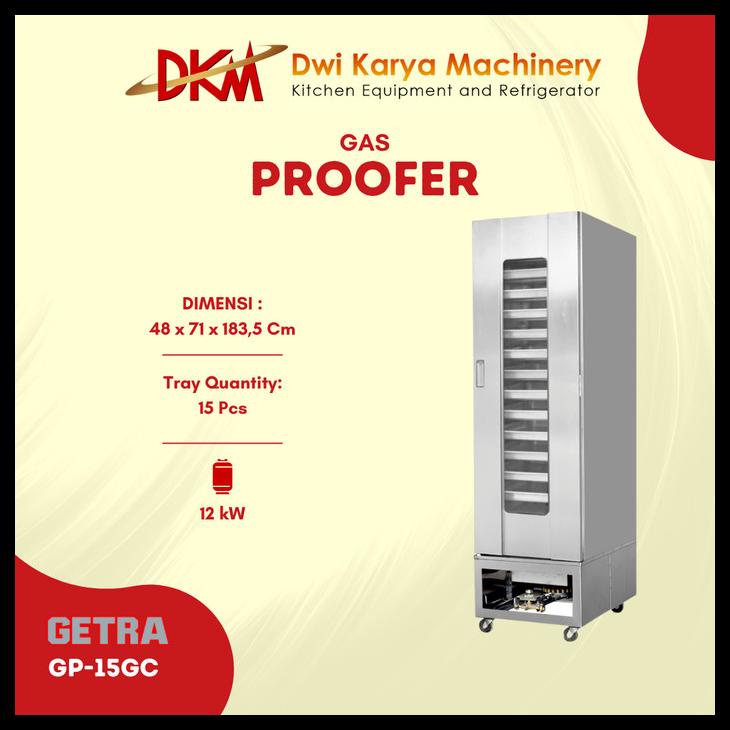 Promo Gas Proofer Gp-15Gc Getra