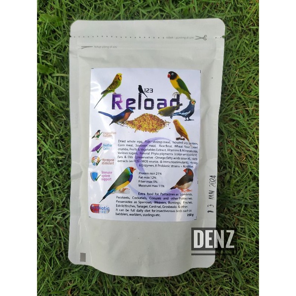 RELOAD by 123 Nutrient ( EKSTRA FOODING BURUNG )