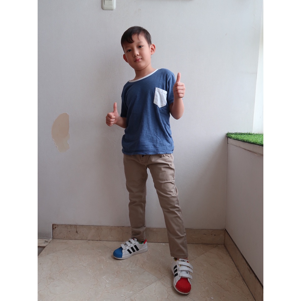 Celana Chinos Anak Premium Bahan Katun Satin | DUO KRUCILS