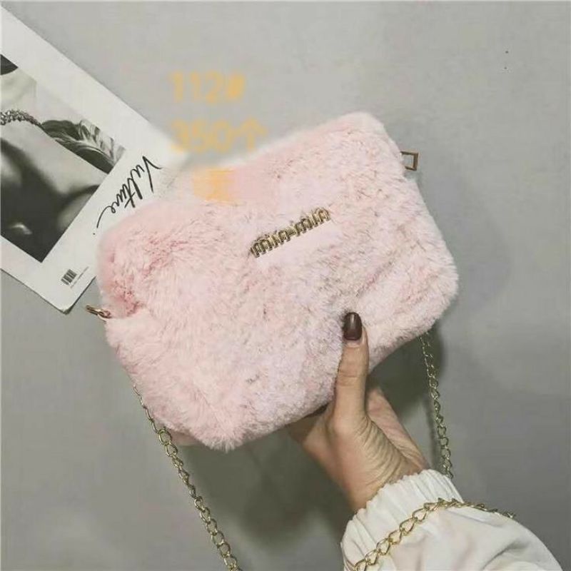 Tas Selempang Wanita MK | Tas Selempang Bulu Import Korea  | Murah Bisa COD