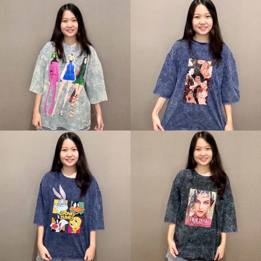 OVERSIZE WASHED TEE / KAOS KEKINIAN / KAOS OVERSIZE / KAOS WASHED OVERSIZE