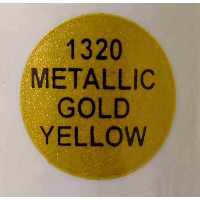 RJ LONDON SPRAY PAINT CAT SEMPROT GOLD YELLOW BM3-B1320 300cc