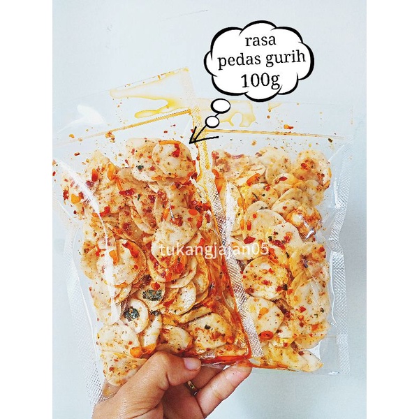 

1 kg KERUPUK SEBLAK KEMPLANG PUTIH KERING ASLI BANDUNG|cemilan pedas