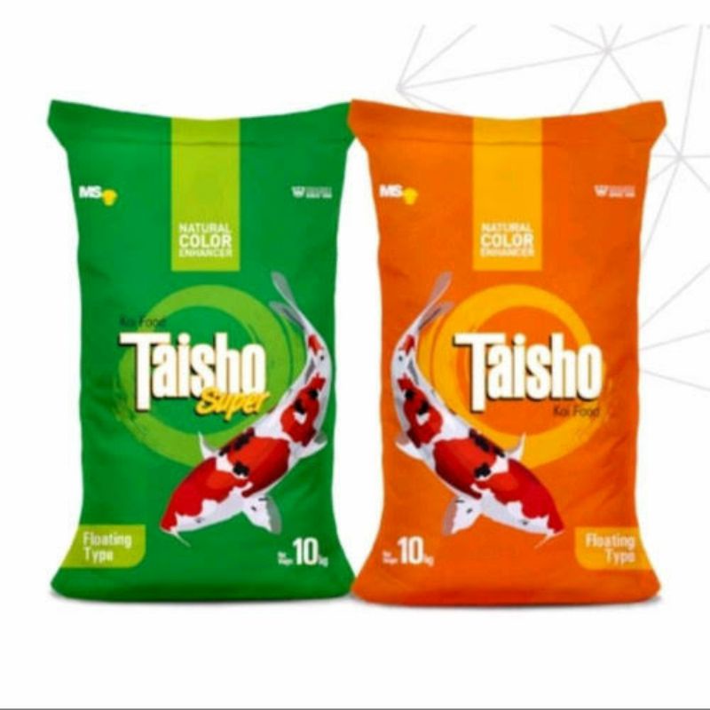 TAISHO 1 KG 1MM/2MM/5MM MERAH HIJAU MIX PELET MAKANAN IKAN KOI / PAKAN IKAN MAS / KOI FISH FOOD