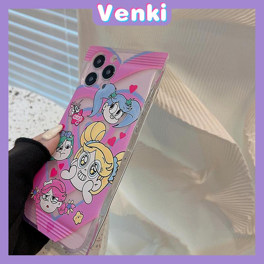 Case iPhone 14 Pro Max Soft TPU Clear Case Snack Case Cartoon Cute Girl Camera Protection Airbag Shockproof For iPhone 14 13 12 11 Plus Pro Max 7 Plus X XR