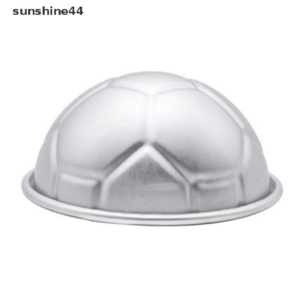 Sunshine Cetakan Kue Bentuk Bola Sepak 3D Bahan Aluminum 3 Ukuran