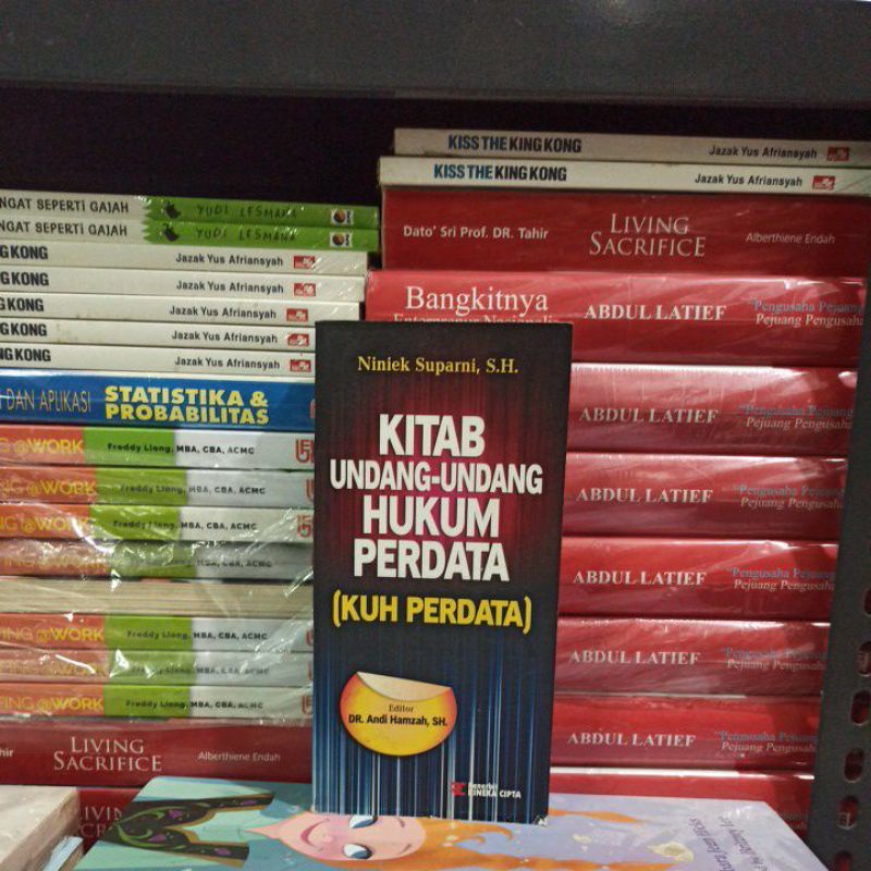 BUKU ORIGINAL KITAB UNDANG-UNDANG HUKUM PERDATA (KUH PERDATA) NINIEK SUPARNI SH BUKU BEKAS