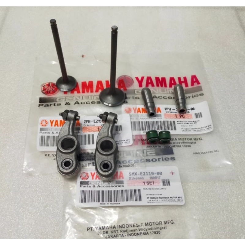 PAKET BOSH KLEP PAYUNG KLEP SEAL KLEP PLATUK KLEP MIO M3 ORI 2PH