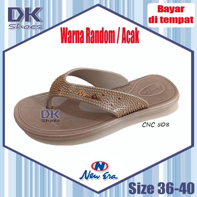 Sandal New Era CNC 508 / Sandal Sehari-hari Wanita / Sandal Jepit Flat Fashion Wanita