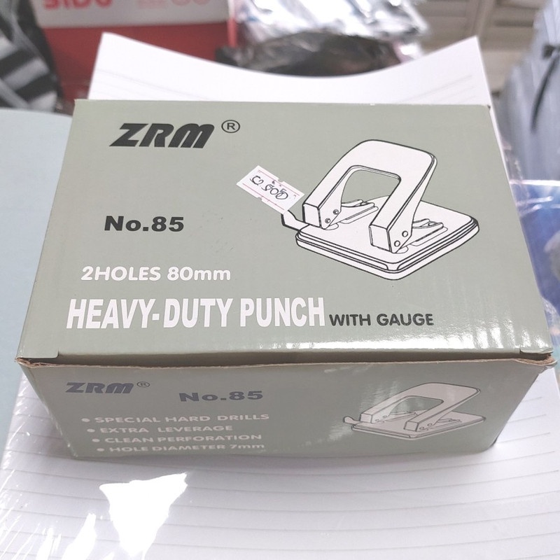 

1 BUAH Pelubang Kertas ZRM No 85 Heavy Duty Punch Holer