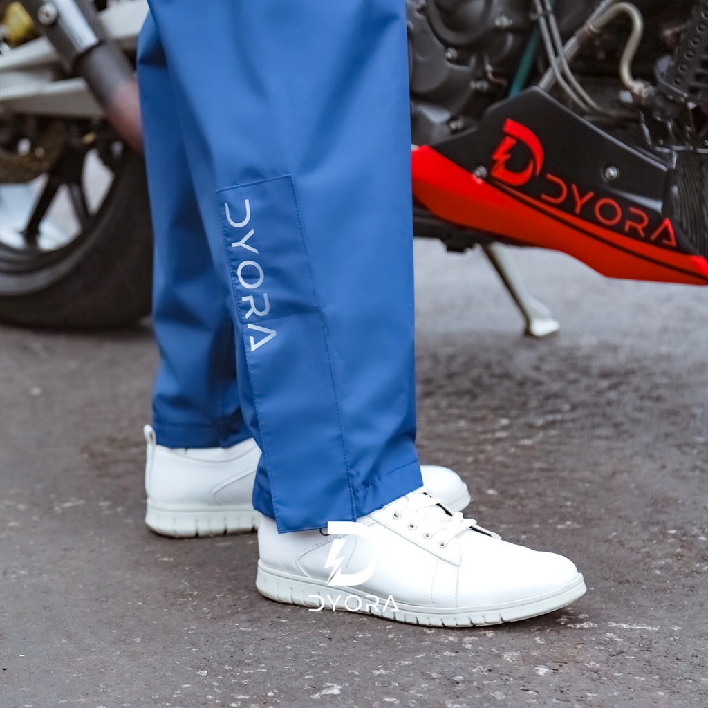 Raincoat DYORA Aussie Series Blue / Jas Hujan Pria Wanita DYORA Orinal Mantel Hujan Cowok Cewek Jas