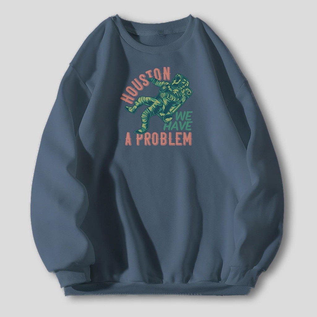 CREWNECK OVERSIZE HOUSTON FIT TO XL -  JUMPER LUCU PREMIUM