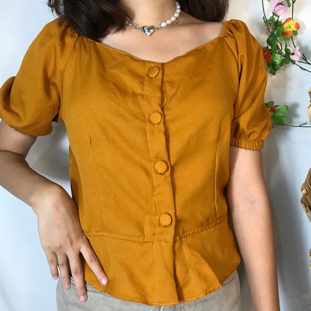 REVI BLOUSE TOP / BLOUSE/ FASHION KOREA