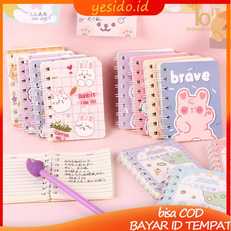 

[COD✨Ready stock]A7 Buku kecil Kartun mini notebook ring motif buku tullis kecil lucu notebook ring motif Perlengkapan sekolah-YES
