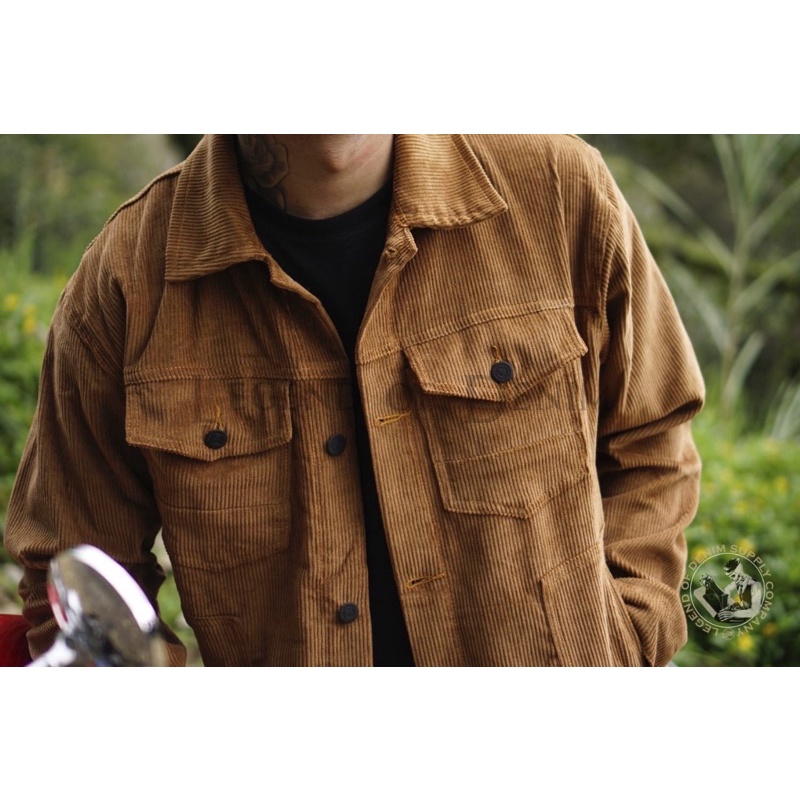 Jaket Pria Corduroy New Art Legend Of Denim