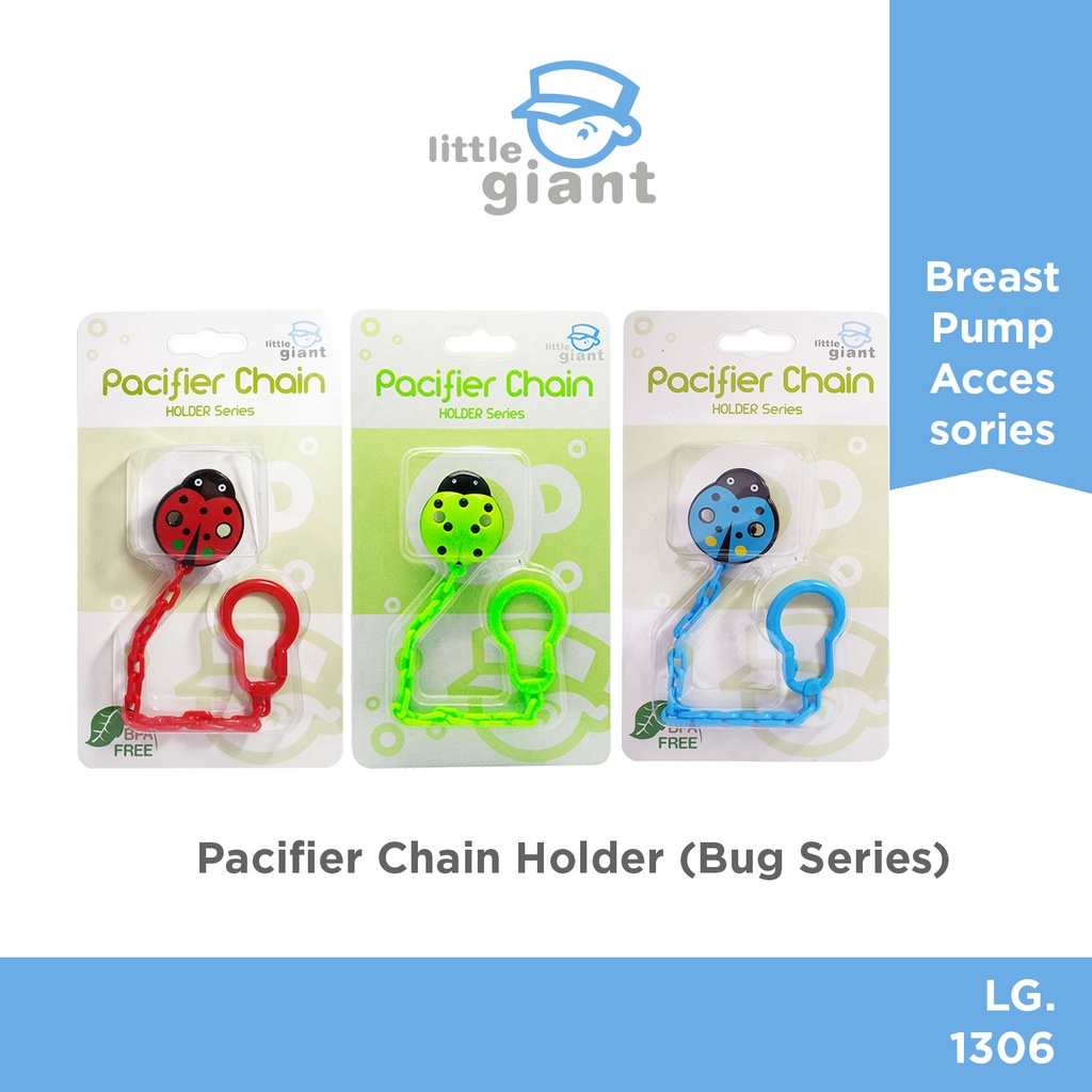 LITTLE GIANT MURAH PACIFIER CHAIN RANTAI EMPENG / PACIFIER CLIP GANTUNGAN / PENJEPIT DOT A1B2C3