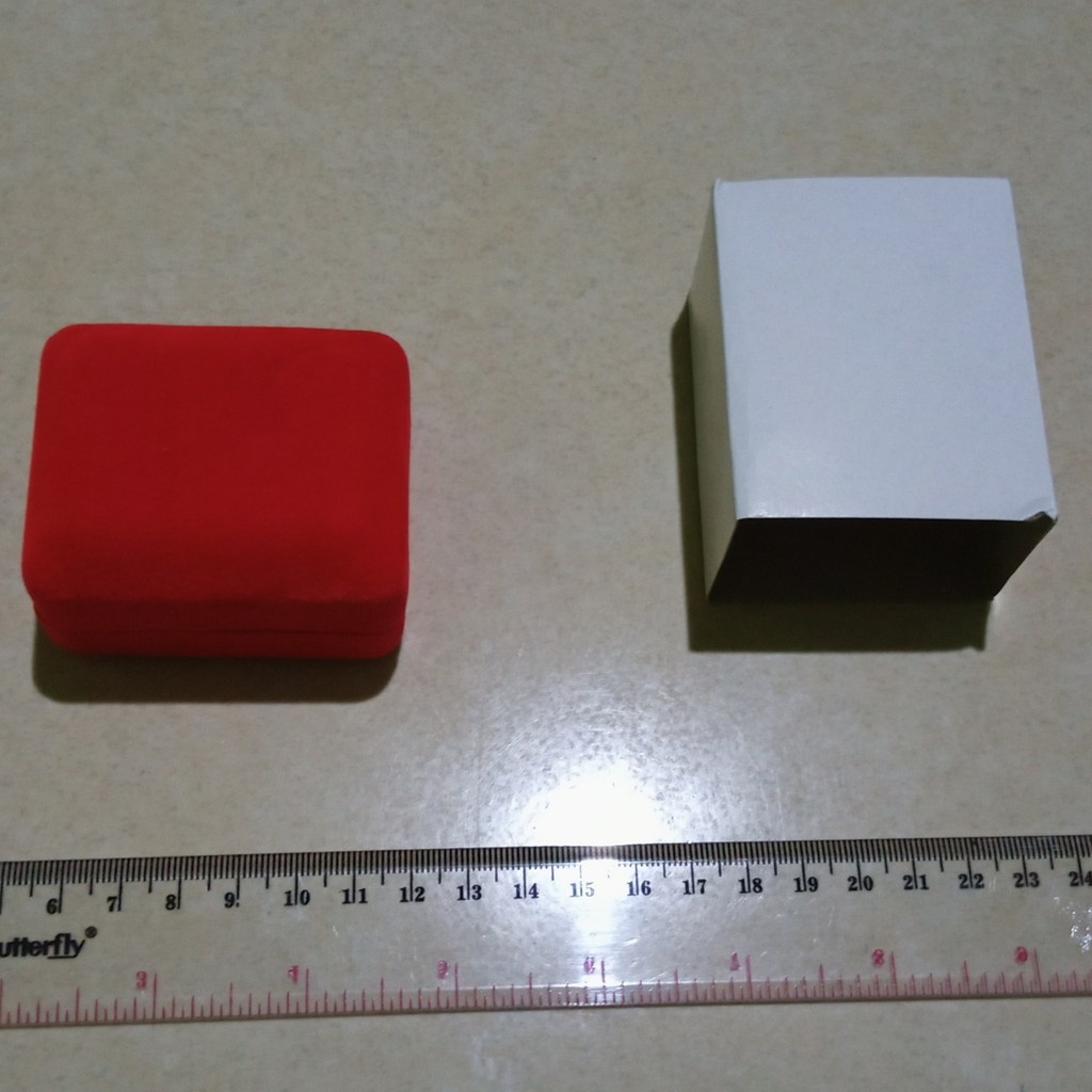 Kotak Bok Cincin Lamaran Tunangan Nikah Muat 2 Cincin