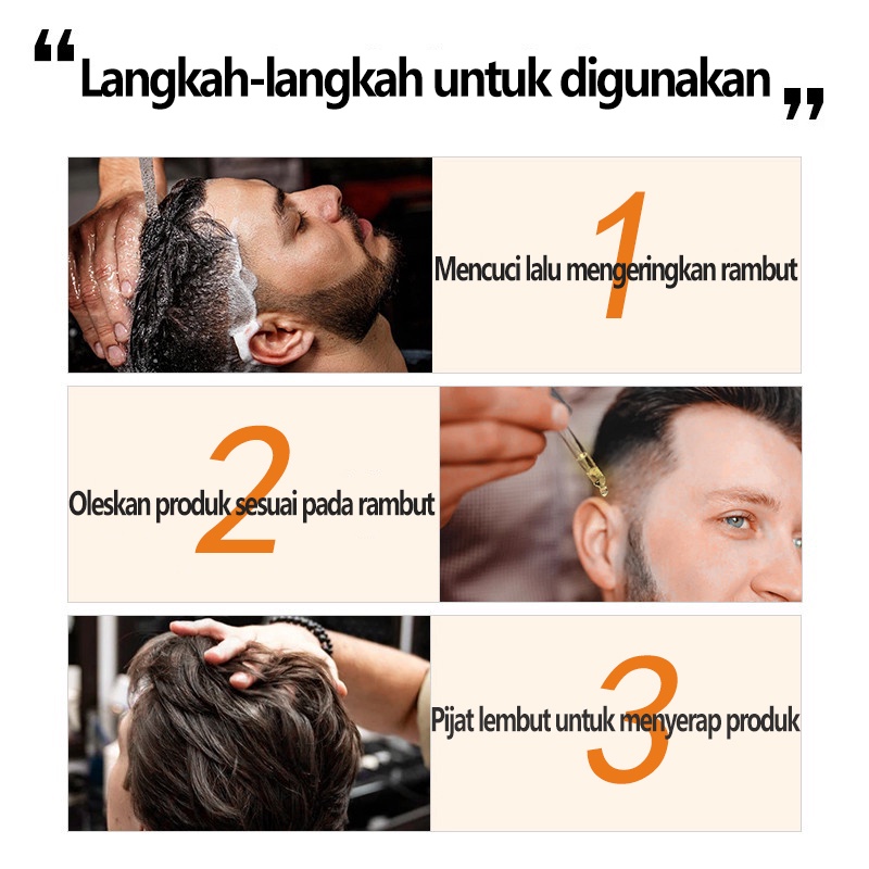 Penumbuh rambut botak Serum penumbuh rambut 30ml Penumbuh rambut cepat Kontrol minyak Menyuburkan rambut Mencegah Kebotakan